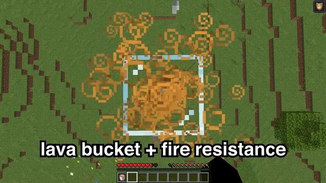 water bucket MLG with all possibilities, save your life in Minecraft! смотреть онлайн