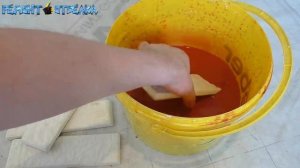 Покраска Декоративного камня в необычном стиле самым дешёвым способом