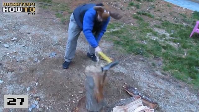 ? Олень-дровосек и ручной дровокол KOLUNDROV ? смотреть онлайн