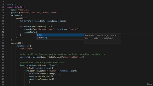 04 - Routing with the Vue - 008 Improving our FormTag and simplifying client side validation смотреть онлайн