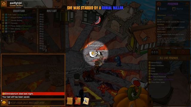 The Unstoppable 300 IQ Coven Duo | Town of Salem Poisoner смотреть онлайн