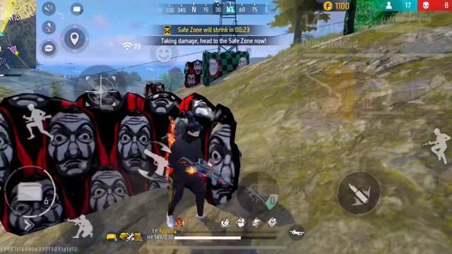 Solo vs Squad Full Gameplay🔥Iphone 11 📲 Mzn ff смотреть онлайн