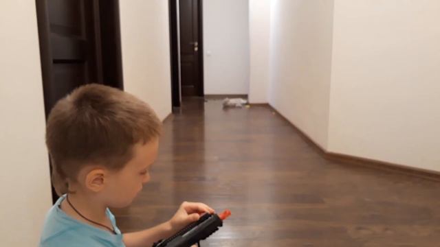 Пистолет автомат стреляющий водными пулями ОРБИЗ и софт патронами БОЕВОЙ АРСЕНАЛ аналог NERF смотреть онлайн