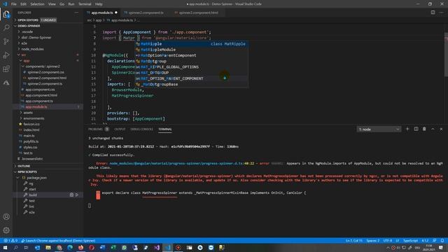 Angular Error NG8001: is not a known element Angular component, then verify part of this module смотреть онлайн