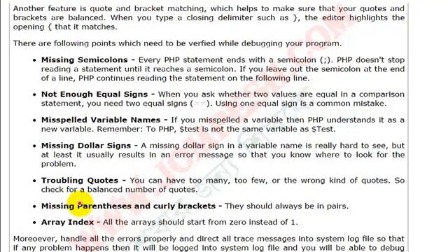 Lesson 24: PHP Bugs Debugging смотреть онлайн