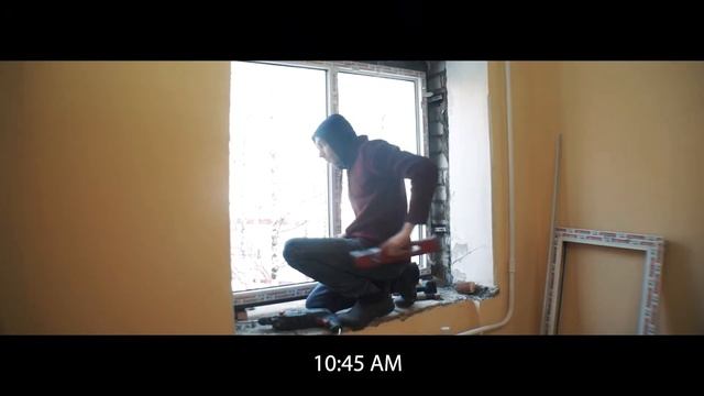 ОКНО В ХРУЩЕВКУ, часть 2 - Установка рамы пластикового окна в освобожденный проем смотреть онлайн