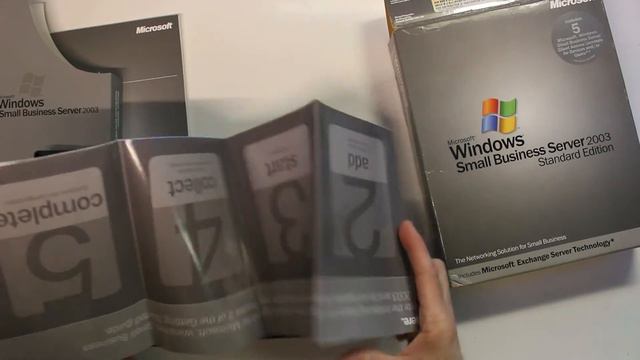 Unboxing Windows SBS server 2003 - Standard edition смотреть онлайн