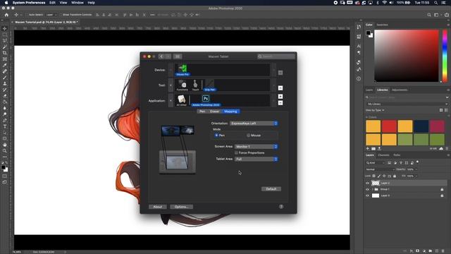 How to Set Up and Use a Wacom Tablet for Photoshop смотреть онлайн