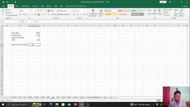 Tutorial:How to calculate NPV,IRR, and BV in Excel смотреть онлайн