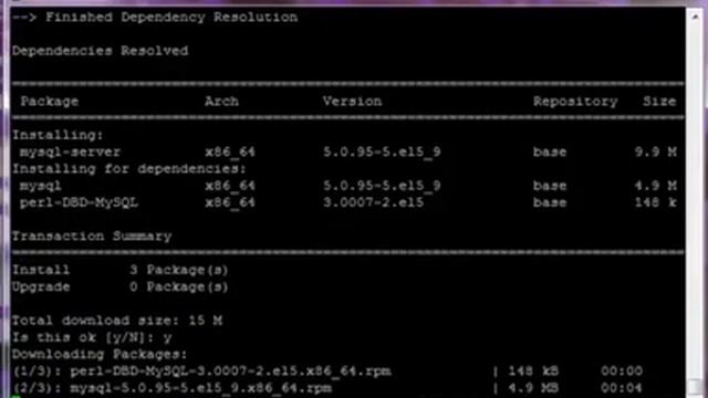 Mysql install on Centos смотреть онлайн