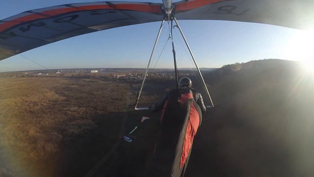 Hang gliding, fail landing | Не удачно сел на дельтаплане смотреть онлайн