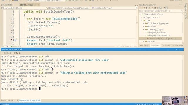 Keep Your Repo Clean - Format & Test Using Git Hooks смотреть онлайн