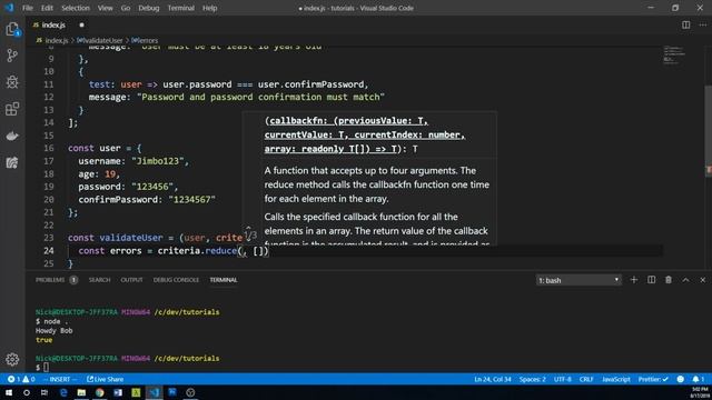 Create a Pure Function Object Validator in JavaScript смотреть онлайн