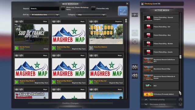 ETS2 MapCombo Update 3, Maghreb Map 0.3.1, North Macedonia Rework 1.5.0, Poland Rebuilding 2.5.5 .. смотреть онлайн