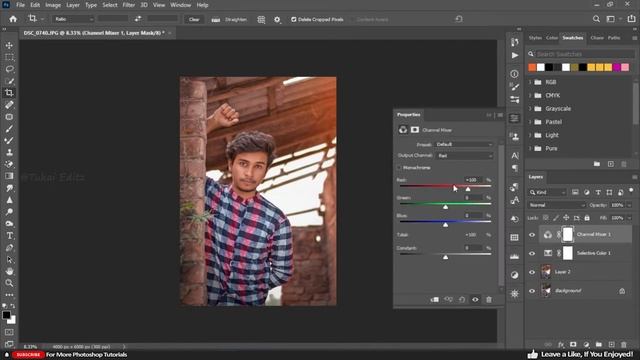 Soft Cinematic Brown Color Grading in Photoshop CC 2021 - Tukai Editz смотреть онлайн