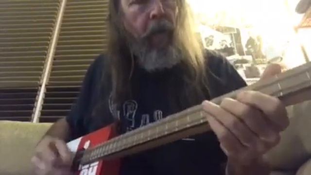 Will the Circle be UnBroken cover - Cigar Box Bass Guitar смотреть онлайн