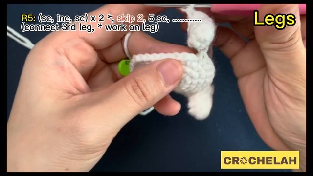 [Part 1/3] Crochet Corgi Dog Free Pattern Amigurumi Puppy Tutorial