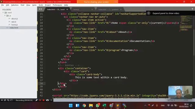 materi vue-3 cdn part 2 : templating pada vue-3 CDN смотреть онлайн