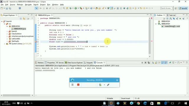 java lesson 7 float смотреть онлайн
