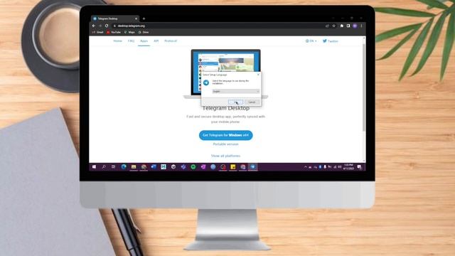 How To DOWNLOAD And INSTALL Telegram App On Windows 10/11 PC (2023) смотреть онлайн