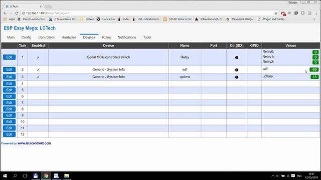 Install ESP Easy On LCTech Wifi Relay
