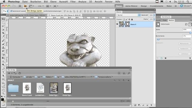 Smart-Objekte verwenden - Adobe Photoshop CS5 für Fortgeschrittene смотреть онлайн