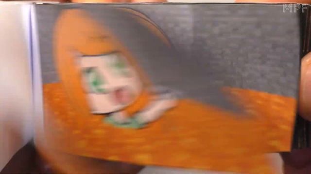 Steve i'm stuck in lava - Alex and Steve Life - Minecraft Animation FLIPBOOK смотреть онлайн