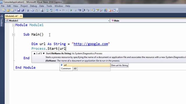 How to Open Web Browser URL Link using VB.Net смотреть онлайн