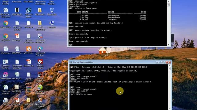 How to Implement Deadlock (Hold & Wait) in Oracle 10g Database. смотреть онлайн