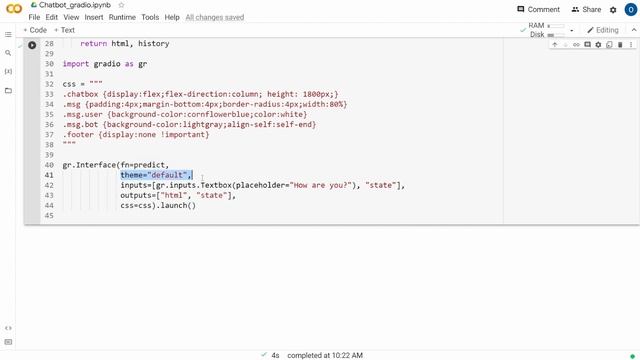 Python code to build a Chatbot w/ Microsoft/DialoGPT-medium + build your App w/ Gradio смотреть онлайн