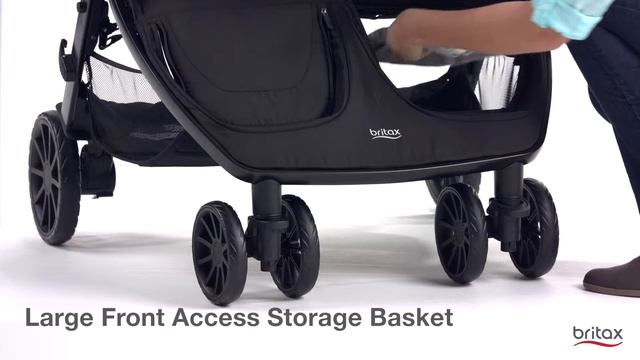 Britax B-Lively Double Stroller (:30) - With Accessories смотреть онлайн