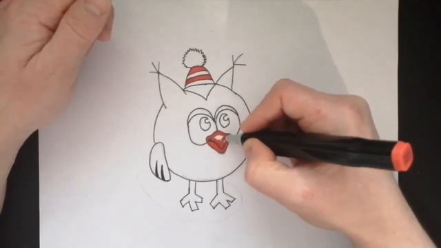 Как нарисовать СОВУНЬЮ из СМЕШАРИКОВ смотреть онлайн