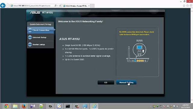 ASUS RTN10U Router Setup as a repeater смотреть онлайн