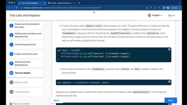 Recyclerview Testing 2 смотреть онлайн
