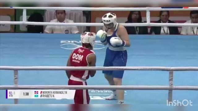 Надежда Рябец (Казахстан) VS Мария Моронто Эрнандес(Доминикана)
