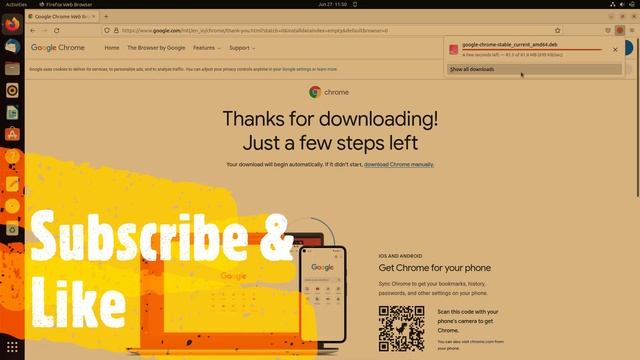 How to install Google Chrome in Ubuntu 22.04 смотреть онлайн