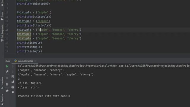 1 Tuple Examples смотреть онлайн