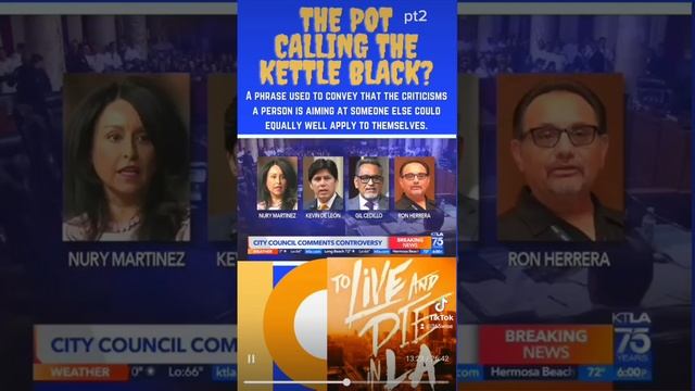 Is the pot calling the kettle black?! Los Angeles City Council conspiracy hypocrites. Imagine that смотреть онлайн