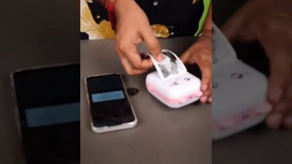 Mini portable printer Unboxing and review