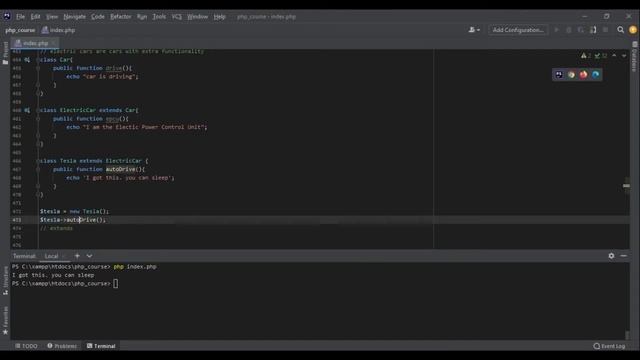 Inheritance in PHP (Object Oriented Programming) - PHP Tutorial Beginner to Advanced смотреть онлайн