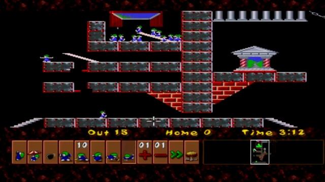 Let's Play Lemmings and Oh No More Lemmings Havoc Difficulty (1/7) PS1 Version смотреть онлайн