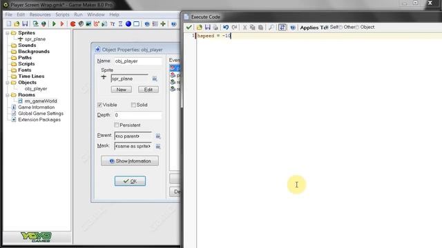 GameMaker Tutorial - Screen Wrap Your Player Object смотреть онлайн