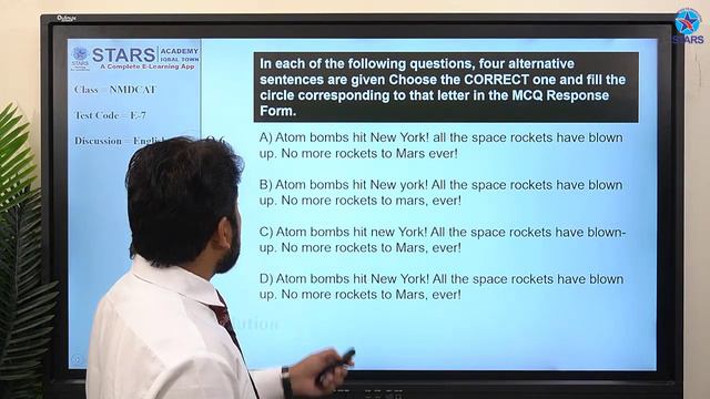 Basic Punctuation FSC English MCQS Discussion |NMDCAT English by @StarsAcademyLahore1 смотреть онлайн