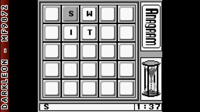 Game Boy - Boggle Plus © 1992 Parker Brothers - Gameplay смотреть онлайн
