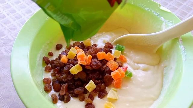 Кекс в мультиварке. Рецепт вкусного кекса на сметане. смотреть онлайн