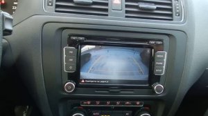 Камера заднего вида RCD 510 на Volkswagen Jetta