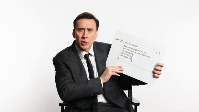 Николас Кейдж Отвечает на самые популярные вопросы в Интернете