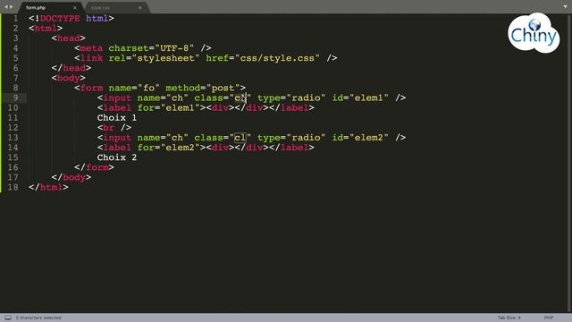 Astuce #6: Styler les checkbox et les boutons radio avec la balise LABEL смотреть онлайн