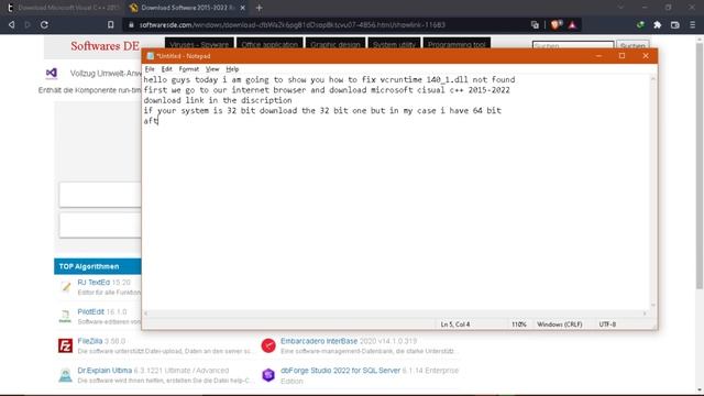 How to fix vcruntime140_1.dll not found or missing смотреть онлайн