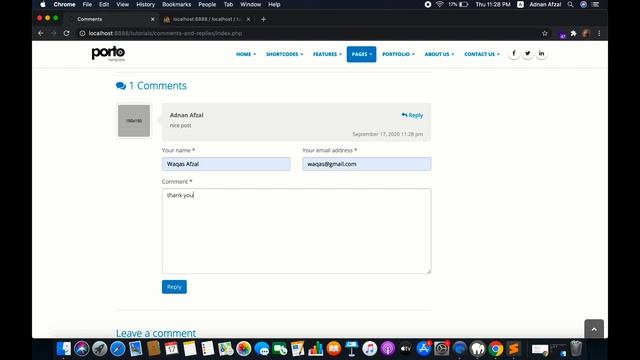 Comments and replies - PHP and MySQL смотреть онлайн